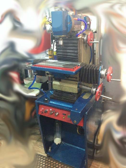 Загальний вигляд  широкоуніверсального фрезерного верстата 6А73П